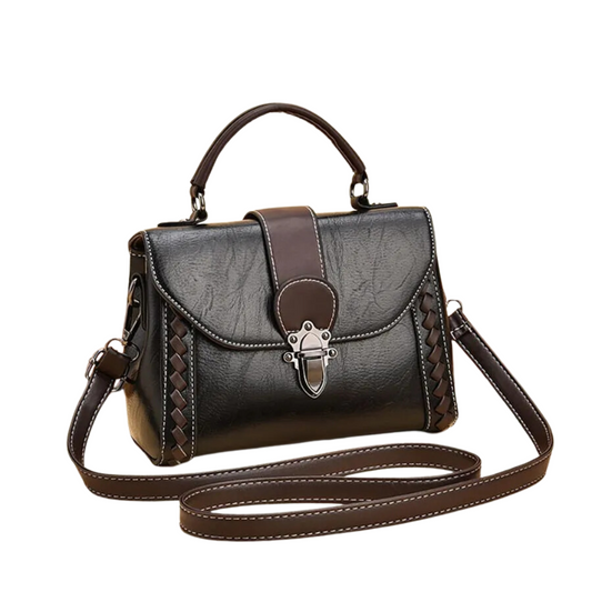 Simple Two-Tone Luxury Handbag