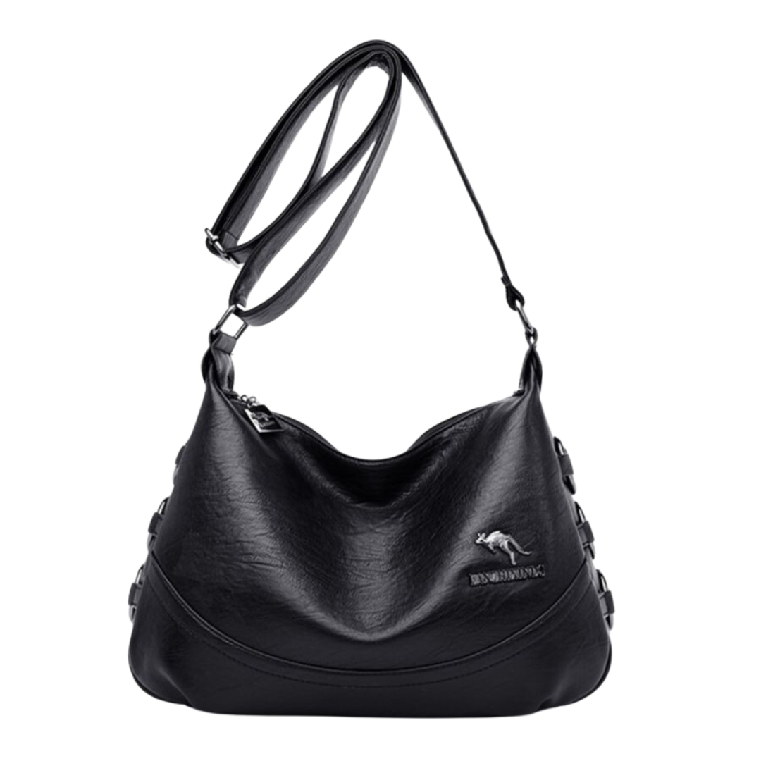 Two-Tone Synthetic Leather Handbag